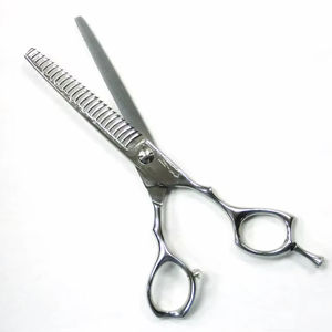 Tijeras de peluquería de acero inoxidable de marca privada, diseño personalizado, herramienta de belleza, servicio OEM, tijeras de barbero - Product Image 1