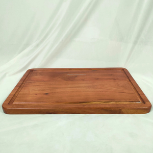 ชุดเขียงไม้ทรงสี่เหลี่ยมผืนผ้าสำหรับครัว ทำจากไม้กระถินเทศคุณภาพสูง งานแฮนด์เมดจากอินเดีย หนา 2.0 ซม. ใช้กับเครื่องล้างจานได้ - Product Image 1