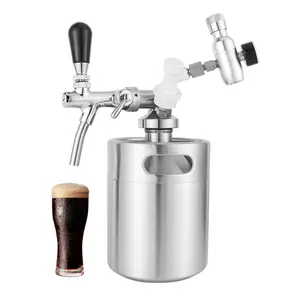 Wholesale Low Price 4L Draft Beer Keg Stainless Steel Keg Beer Dispenser