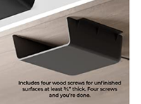 Support de clavier à fixation murale ergonomique, plateau coulissant pour clavier et souris sous le bureau, installation facile