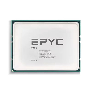 Epyc ซีพียู7763 280W 256MB 7nm 64คอร์เซน3 MB โปรเซสเซอร์เซิร์ฟเวอร์เกมคอมพิวเตอร์สำหรับ Ai deepseek คุณภาพสูง epyc CPU - Product Image 1