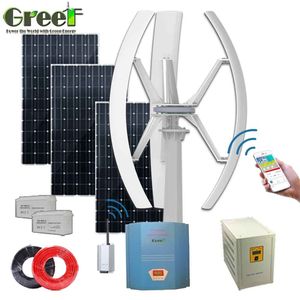 Éolienne verticale de 2 kW hors réseau, système connecté au réseau pour usage domestique, <span class=keywords><strong>projet</strong></span> municipal - Product Image 5