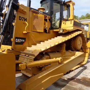 รถดันดิน Caterpillar D7H มือสอง สภาพดี พร้อมใช้งาน รุ่น D7R D7H คุณภาพสูง พร้อมฟังก์ชั่นครบครัน รุ่น D5 D6 สำหรับงานก่อสร้างและงานดินดิน ขาย - Product Image 1