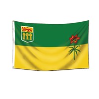 Drapeau de Montréal de haute qualité 3x5 pieds en polyester, simple face, 2 œillets, pour décoration extérieure de jardin, maison, cour, polyester durable