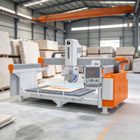 Machine de découpe de pierre à 5 axes, scie à pont CNC pour comptoirs de cuisine, dalles de porcelaine, marbre, granit et découpe de pierres complexes