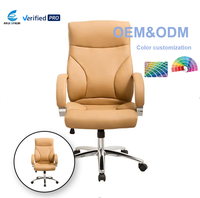 Chaise de bureau exécutive Gfrun GF-2013 ergonomique, style mid-century modern, en bois courbé, velours PU, mousse moulée, confortable pour la maison, le bureau ou l'atelier
