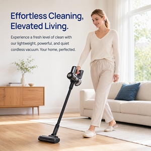 Cordless Handheld <b>Vacuum</b> Cleaner 150w 23Kpa 2200mAh Rechargeable Stick <b>Vacuum</b> Cleaner for Home Floor Carpet Pet Hair Cleaning - Product Image 2