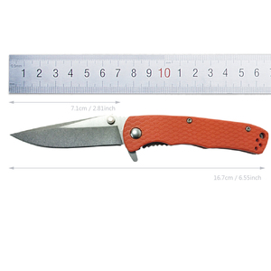 Cuchillo plegable de bolsillo EDC personalizado con mango G10 - Product Image 1