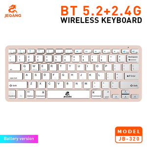 JEQANG JB-320 BT Ergonomic bàn phím cho máy tính xách tay và pcs pin phiên bản Sản phẩm mới - Product Image 4