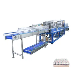 Automatic Film Shrink Sleeve Shrink Wrapping Packing Machine with Shrink Tunnel