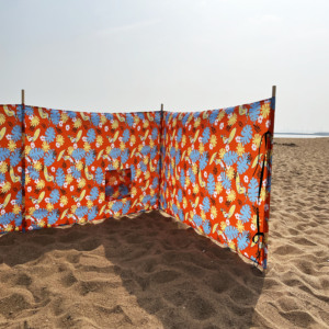5 mètres 8 mètres pare-vent bouclier pare-soleil plage coupe-vent étanche plage pare-vent clôture - Product Image 3