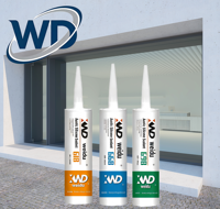 Scellant silicone acétique haute élasticité, silicone GP transparent avec protection antifongique