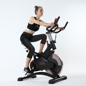 Caliente nueva llegada entrenamiento en casa bicicleta de giro estática ejercicio cardiovascular bicicleta estacionaria con pulso de volante de acero de 6kg en el manillar - Product Image 1