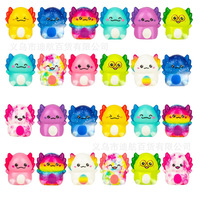 Balles anti-stress pour adultes, adorable pieuvre, jouets sensoriels en vrac, balles à presser souples