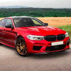 Bmw Front Bumper <b>Lip</b> <b>Splitter</b> Carbon Fiber Texture Abs 2018-2020 M5 F90 Piano Black - Product Image 3