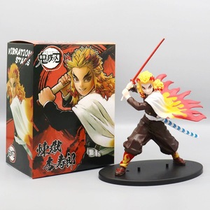 Nuova Action Figure Anime <span class=keywords><strong>Demon</strong></span> <span class=keywords><strong>Slayer</strong></span>: Kimetsu no Yaiba - Tanjirou, Agatsuma Zenitsu, Kyoujurou - Modellino da Collezione in PVC, Giocattolo per Bambini, Artigianato in Plastica - Product Image 3