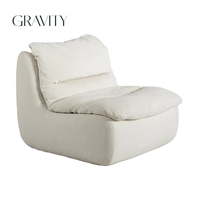 Nouveau style 2026 – Fauteuil de sol moderne ultra-doux et compressible, détachable, pour appartement, canapé individuel en boîte pour salon – Vente en gros OEM