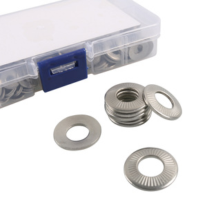 Iqihui Conical Knurled Spring Washer M3 M4 M5 M6 M8 M10 Stainless Steel 220Pcs For Automotive <b>Fasteners</b> - Product Image 3
