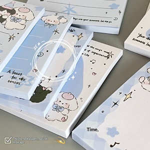 New Cute Cartoon Star Dog Notepad Ins High Beauty Thick Non Adhesive Note Book Student Handbook Decor Stationery Supplies - Product Image 2
