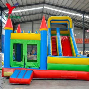 Combo de Tobogán Inflable de Grado Comercial - Casa de Brinco de PVC Plato de 0.55mm Resistente con Personalización Temática para Alquiler - Product Image 2