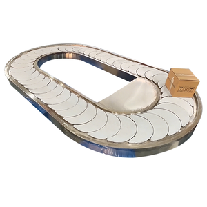 สายพานลำเลียงหม้อไฟแบบ<span class=keywords><strong>หมุน</strong></span>ทำจากสแตนเลสเกรดอาหาร 304, สายพานลำเลียงถาดวงกลมแบบบริการตนเองสำหรับซูชิ - Product Image 4