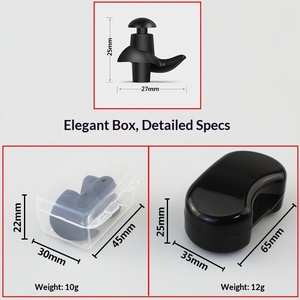 JW124113 <span class=keywords><strong>Bouchons</strong></span> <span class=keywords><strong>d</strong></span>'<span class=keywords><strong>oreilles</strong></span> de natation professionnels en silicone, <span class=keywords><strong>anti</strong></span>-<span class=keywords><strong>eau</strong></span>, <span class=keywords><strong>anti</strong></span>-bruit, isolation acoustique, <span class=keywords><strong>anti</strong></span>-<span class=keywords><strong>eau</strong></span>, pince-nez pour la natation - Product Image 5