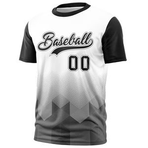 定制品牌t恤衣服男士剪裁缝制t恤奢华生下摆宽松七分t恤 - Product Image 3