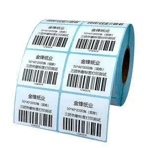 Rollos de etiquetas redondas con logotipo de marca adhesivo personalizado de impresión de pegatinas de producto de gran oferta JF para envío urgente