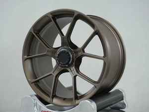 SYJX-004 Cerchi in Lega Forgiati Monoblocco 15-26 Pollici con Bordo Lucidato Cromato per Nissan <span class=keywords><strong>GT</strong></span>-R <span class=keywords><strong>BMW</strong></span> Serie 3 Serie 5 Bronzo Opaco - Product Image 2