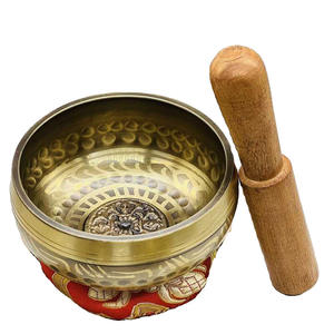 Carillon <span class=keywords><strong>en</strong></span> bronze fait à la main bol sonore de bouddha bol de méditation ornements ménage Yoga musicothérapie bol chantant - Product Image 3