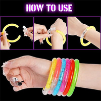 Top Vente LED Light up Bracelets Articles De Fête Bracelet Clignotant Coloré Light up Jouet pour Party Favors Jouet Salle De Classe Halloween