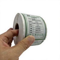 [Logotipo Personalizado] Etiqueta de PVC para Vidrio, Resistente al Aceite, al Calor y a los Arañazos, Removible, Ultra Transparente, Sin Marcas