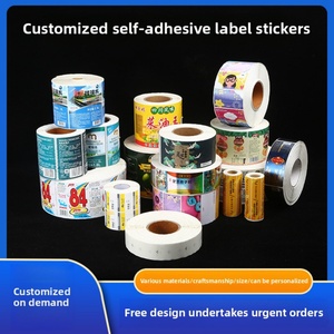 Etiquetas Transparentes de PVC Personalizables en Rollo, Etiquetas Adhesivas de Sellado con Logotipo Publicitario, Etiquetas de Color, Personalización de Marcas Acrílicas - Product Image 6
