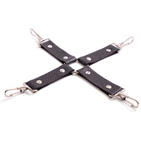 Kit de 10 Pièces de Contraintes BDSM : Bandeaux pour les Yeux, Menottes, Liens de Cheville, Bouche-balle, Collier, Fouet, Pinces à Tétons, Bâton, Sangle de Hogtie