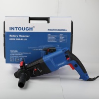 INTOUGH Perceuse à percussion rotative électrique portable de haute qualité pour le béton, la roche et le pavage, marteau industriel