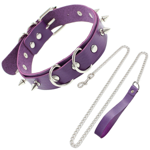 Collare in Pelle Nera con Cinghie per <span class=keywords><strong>Donna</strong></span>, Accessorio Bondage - Product Image 2