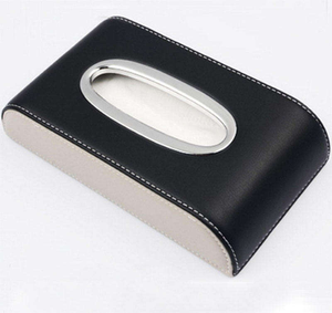 Boîte à mouchoirs créative en <span class=keywords><strong>cuir</strong></span> pour voiture Console centrale Accoudoir Sac à serviettes Sac de siège pour hommes et femmes - Product Image 3
