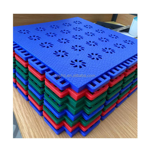 Modern Outdoor Interlocking Sports Backyard Badminton Court Flooring <b>Tiles</b> Wear Resistant PP Material Easy Click for Garages - Product Image 2