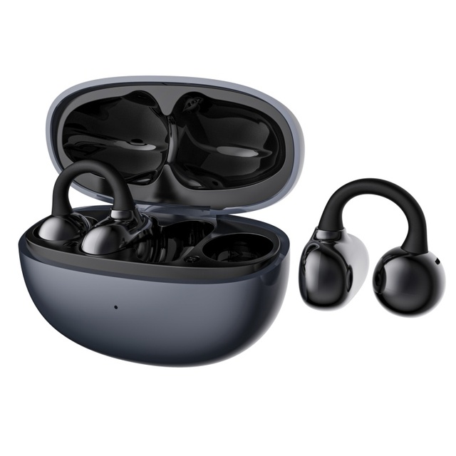 Lonvel Ear-clip Earphone Portable Earbuds Fitness Earring TWS Headphone Clip-on Wireless 5.4 Earphone Translator Headphone Y23