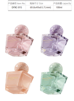 Flacon de parfum vide personnalisé, haute transparence, 50 ml, 100 ml, flacon de parfum en verre rechargeable avec bouchon, diffuseur d'arômes de boutique
