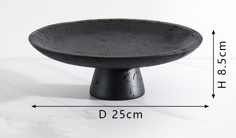 Black travertine