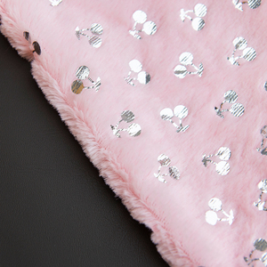 Tốt Nhất Bán Thoáng Khí Sợi Nhỏ, 100% Polyester Sao Foil In Ấn Vàng Bronzed <span class=keywords><strong>PV</strong></span> Vải Sang Trọng Để Làm Mềm Đồ Chơi - Product Image 5