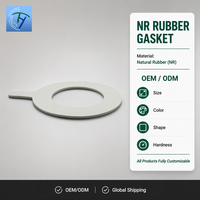 Wholesale NR Natural Rubber Gasket High Resilience Elastic Custom Size OEM Factory Metric Flange Sealing Washer
