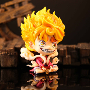 2 Color 13,5 cm <span class=keywords><strong>Mono</strong></span> de alta calidad D. Luffy Gear Fifth Sun God Nika Fighting status Resina artesanal Figura de PVC como regalo de promoción - Product Image 2