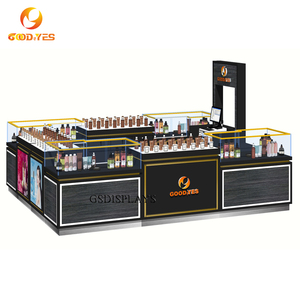 Gian hàng trưng bày nước hoa cao cấp tùy chỉnh năm <span class=keywords><strong>2025</strong></span>, đèn LED, sắt, kính cường lực, kim loại, MDF, thân thiện với môi trường - Product Image 3