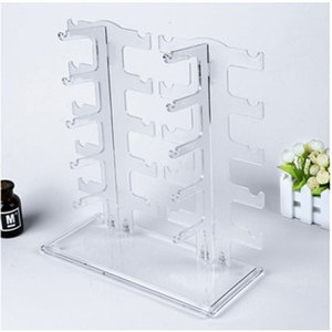 Double rangée transparente personnalisée de dix paires de lunettes, support de stockage de lunettes de soleil, support de stockage de bijoux - Product Image 1