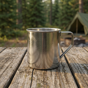 Eco Friendly Stainless Steel Mug Food Grade Material Sleek Classic Design Single <b>Wall</b> 6-12 Hours Thermal <b>Insulation</b> Hand Grip - Product Image 3