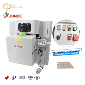 Machine de découpe de profilés en aluminium de type chanfreinage JUNDE 2200W à double tête avec lame de scie à 45 degrés - Product Image 1