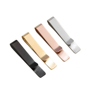 Personalized Luxury Laser Engraved Logo Silver Sublimation Blank Custom Metal Clip <strong>Bookmark</strong> - Product Image 2