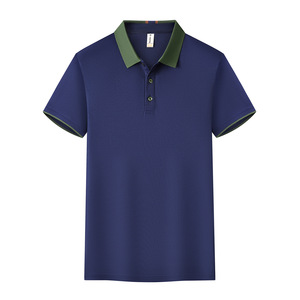 T-shirt da uomo con logo personalizzato a collo alto t-shirt in <span class=keywords><strong>cotone</strong></span> con stampa rapida e asciutta, maglietta da donna - Product Image 3